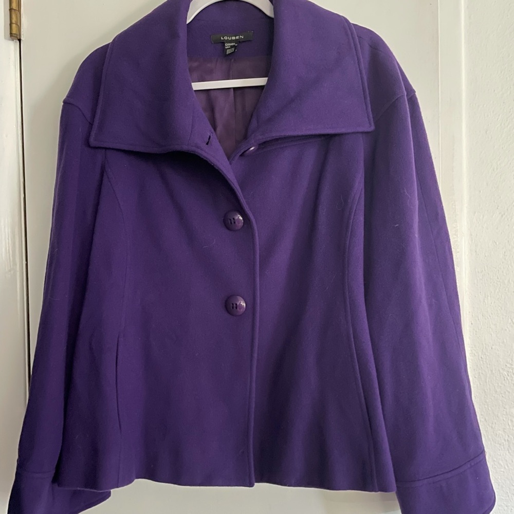Louben Purple Blazer Jacket